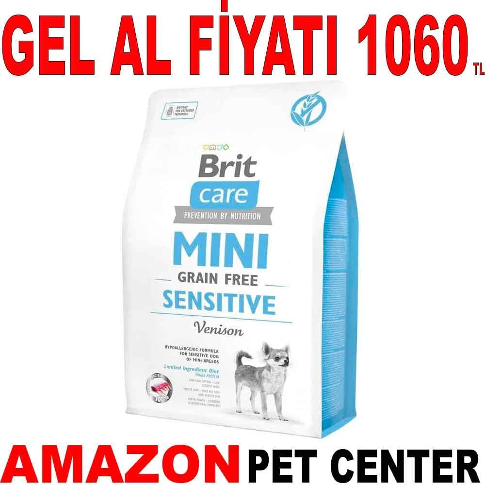 Brit Care Tahılsız Mini Hassas Geyikli Köpek Maması 2 Kg Gel Al 18097009 Amazon Pet Center
