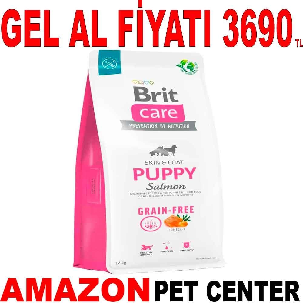 Brit Care Tahılsız Somonlu Yavru Köpek Maması 12 Kg Gel Al 18130003 Amazon Pet Center