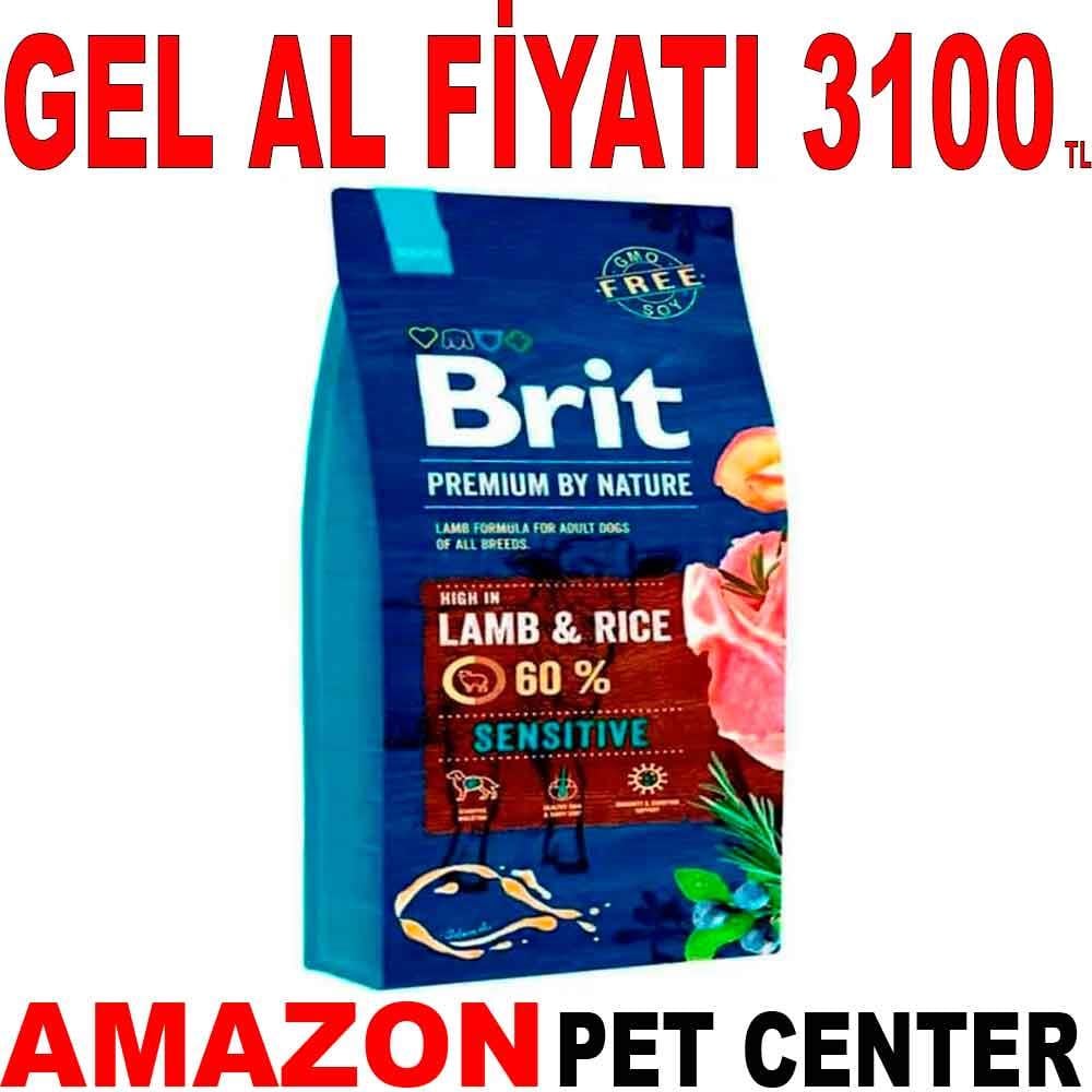 Brit Premium Sensitive Kuzulu Yetişkin Köpek Maması 15 kg 18120004 Amazon Pet Center