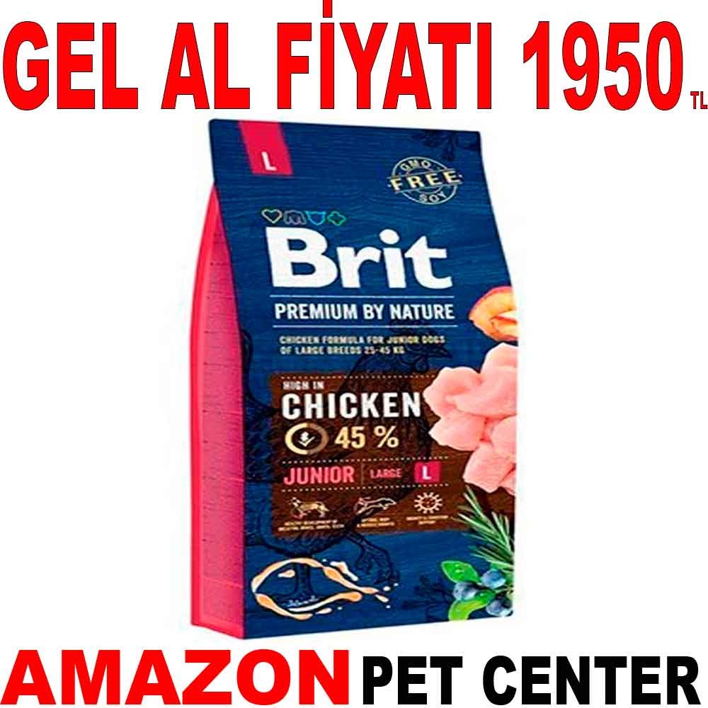 Brit Premium Tavuklu Yavru Büyük Irk Köpek Maması 15 Kg Gel Al 18114003 Amazon Pet Center