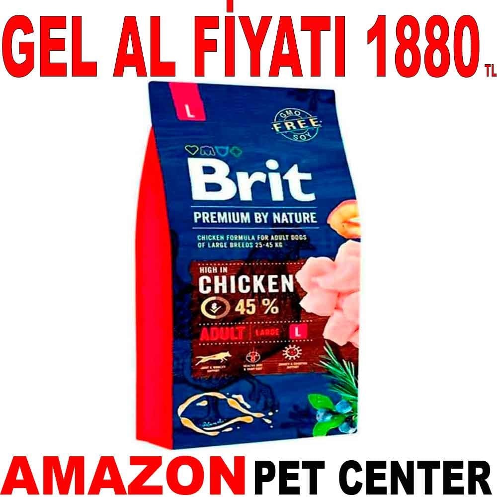Brit Premium Tavuklu Yetişkin Büyük Irk Köpek Maması 15 Kg Gel Al 18133004 Amazon Pet Center