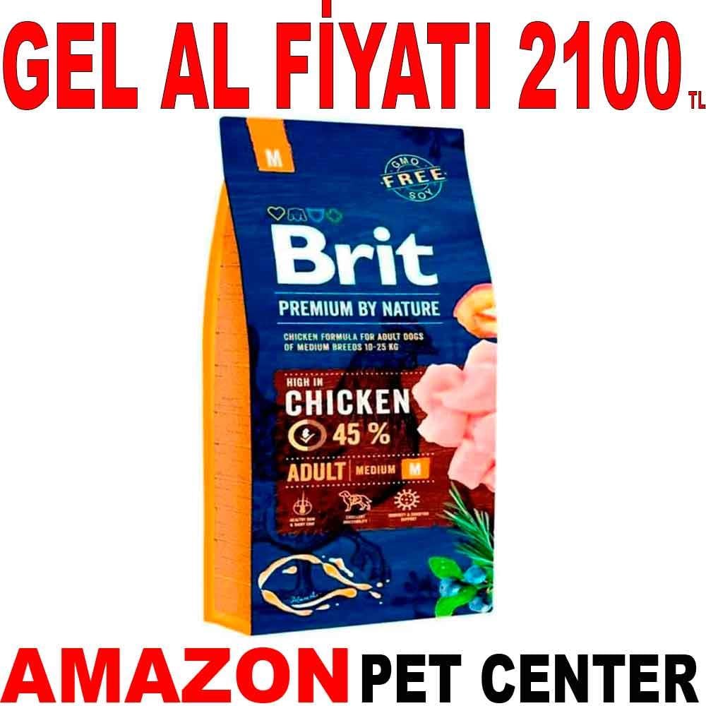 Brit Premium Tavuklu Yetişkin Orta Irk Köpek Maması 15 kg 18445008 Amazon Pet Center
