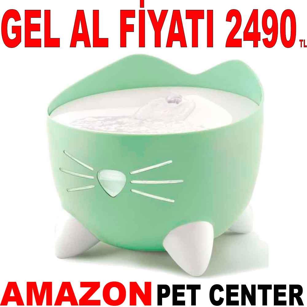 Catit Pixi Kedi Çeşmesi Yeşil 2 Lt 18214000 Amazon Pet Center