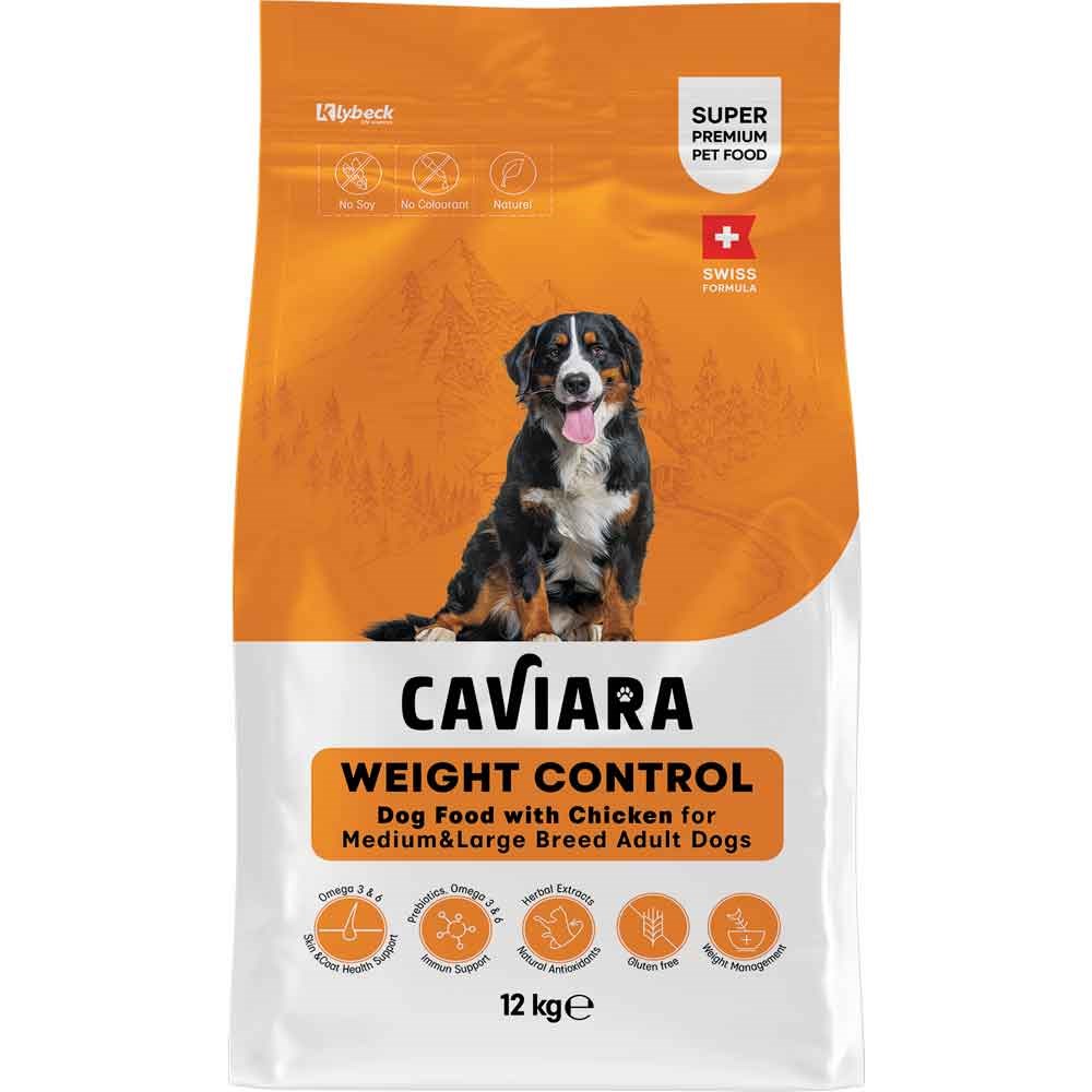Caviara Kilo Kontrol Tavuklu Orta & Büyük Irk Yetişkin Köpek Maması 12 Kg 7640297841196 Amazon Pet Center
