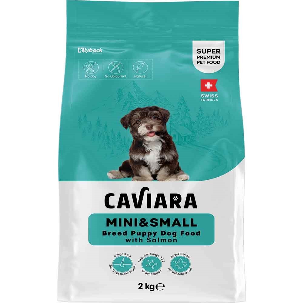 Caviara Somonlu Mini & Küçük Irk Yavru Köpek Maması 2 Kg 7640297841080 Amazon Pet Center