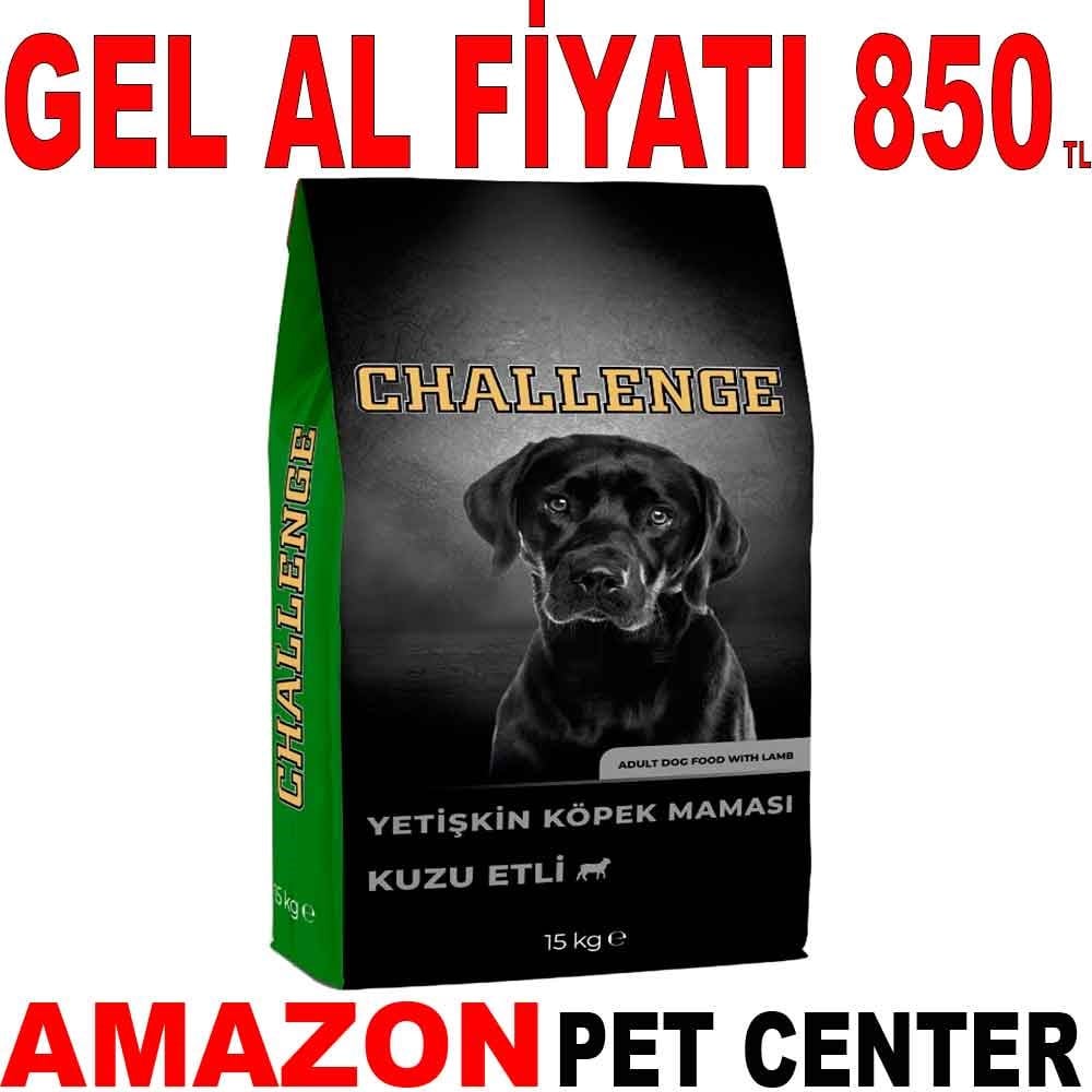 Challenge Kuzu Etli Köpek Maması 15 Kg Gel Al 35007982 Amazon Pet Center