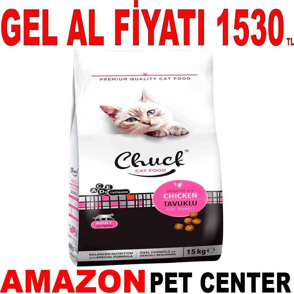 Chuck Tavuklu Kedi Maması 15 Kg 19407005 Amazon Pet Center