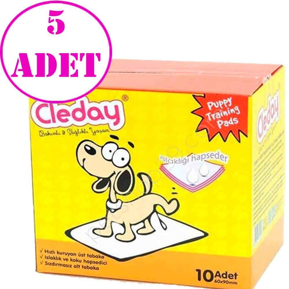 Cleday Sızdırmaz Yavru Köpek Çiş Eğitim Pedi 60x90 Cm 10Lu 5 AD 32130010 CLEDAY Köpek Çiş Alıştırma Pedleri Amazon Pet Center