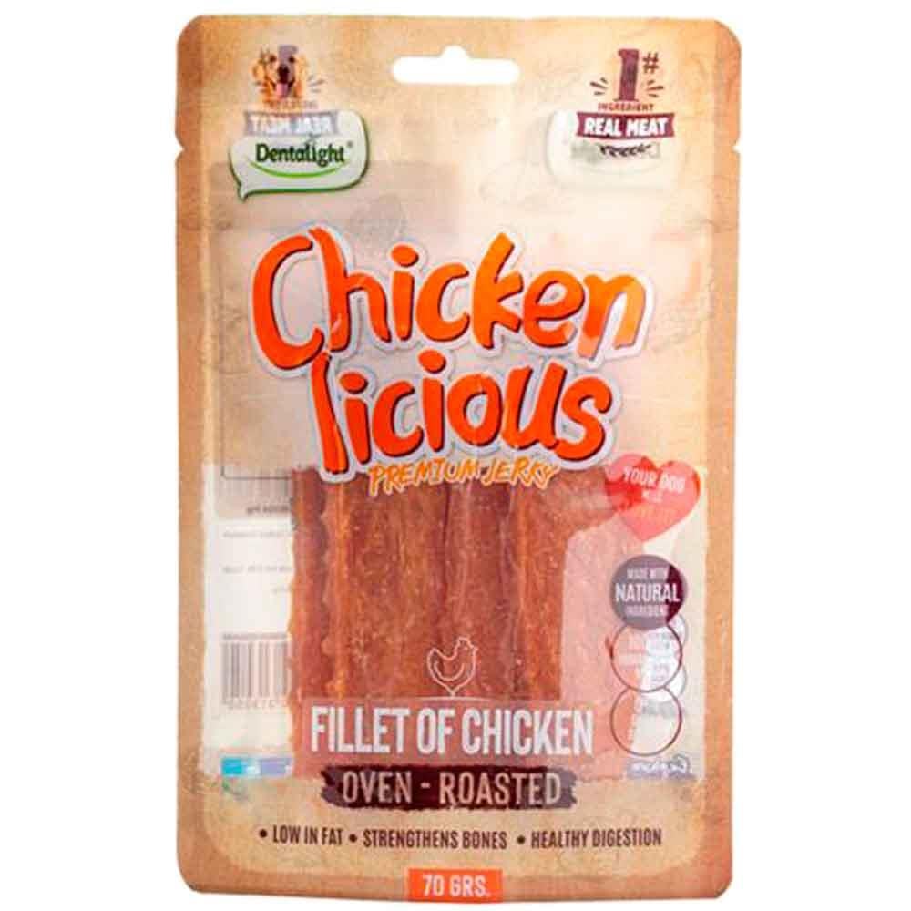 Dentalight Chicken Fillet Tavuk Etli Köpek Ödül Maması 70 Gr 6942133313050 Amazon Pet Center