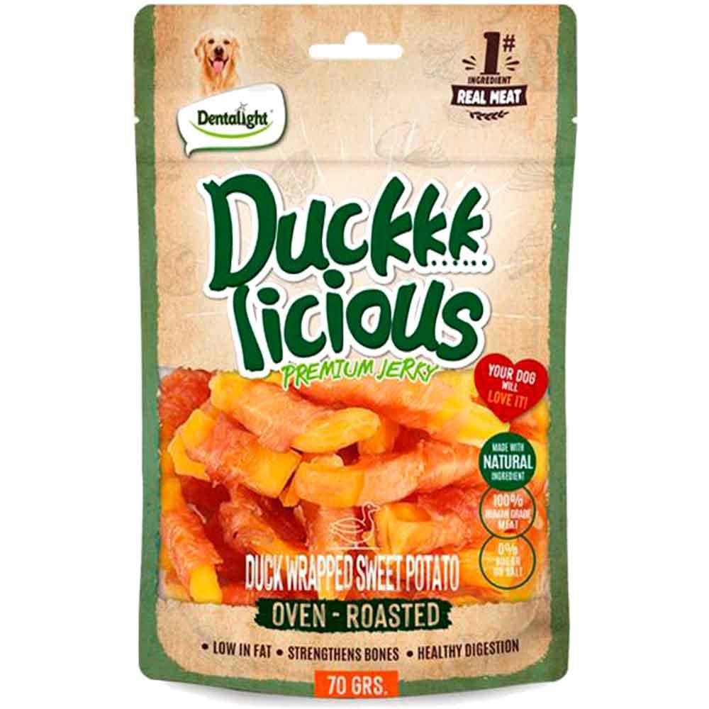 Dentalight Ördek Etli & Tatlı Patates Sarılı Köpek Ödül Maması 70 Gr 6942133313432 Amazon Pet Center