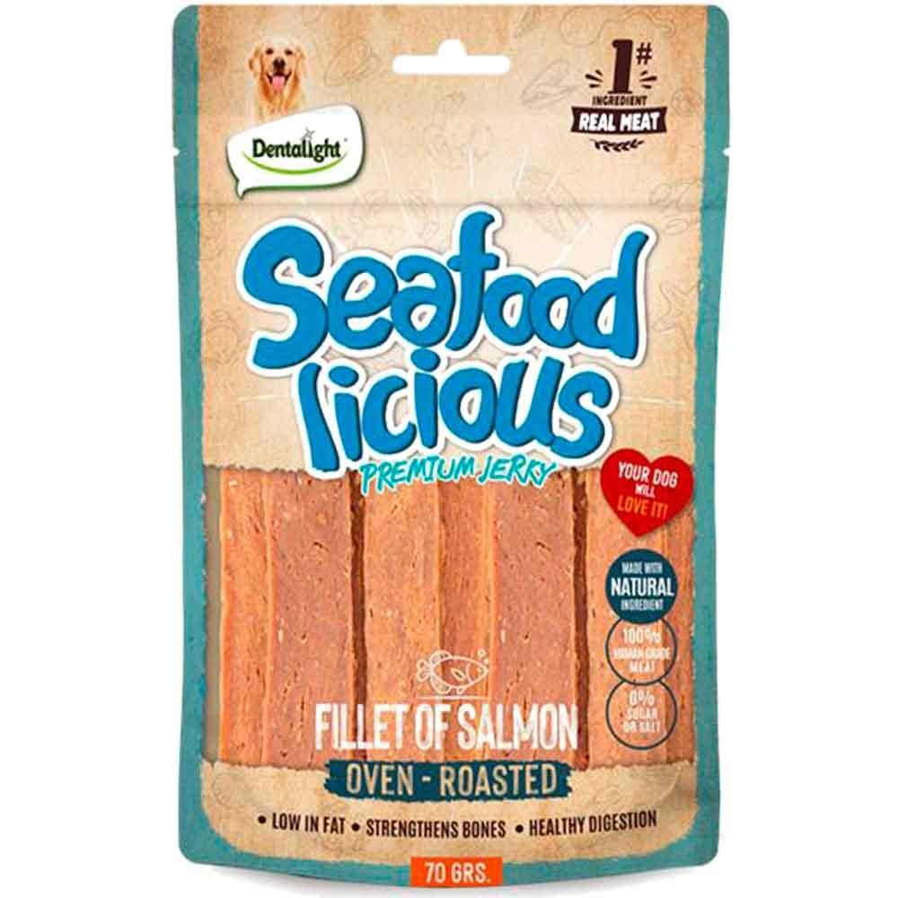 Dentalight Seafood Fillet Somon Balıklı Köpek Ödül Maması 70 Gr 6942133313364 Amazon Pet Center