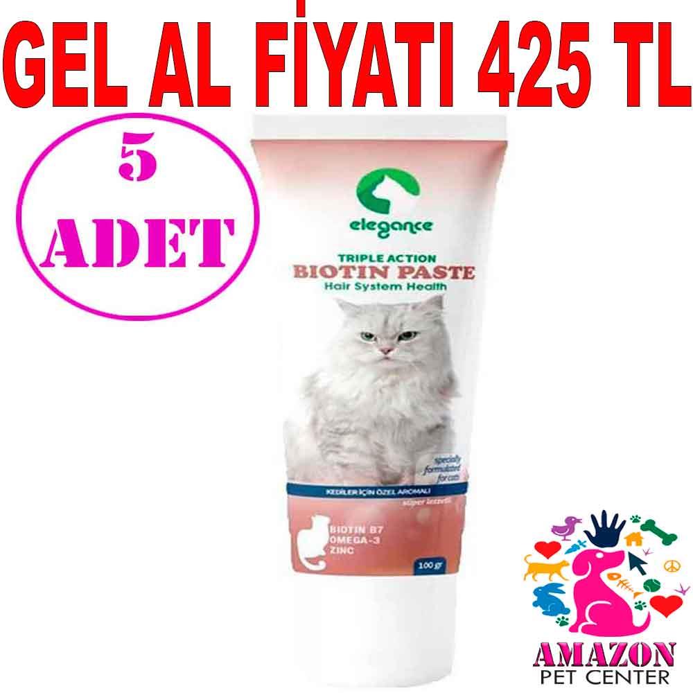 Elegance Biotin Tüy Yumağı Önleyici Kedi Malt Macun 100 Gr 5 AD Gel Al 21427008 Amazon Pet Center