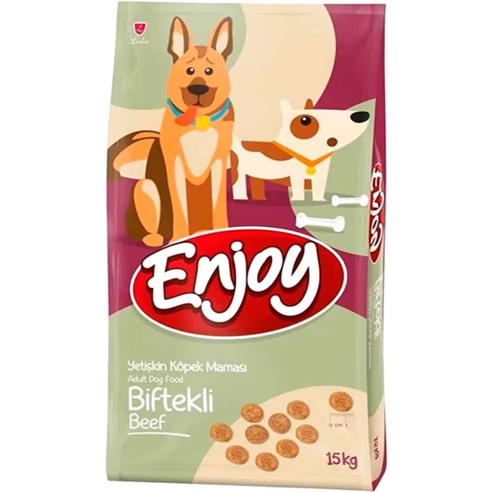 Enjoy Biftekli Yetişkin Köpek Maması 15 Kg 8698995011399 Amazon Pet Center
