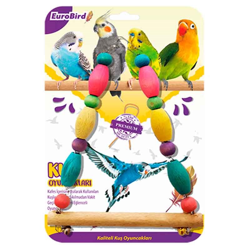 Euro Bird Kuş Oyuncağı Üçgen Salıncak KY17 8681144136170 Euro Bird Kuş Oyuncakları Amazon Pet Center