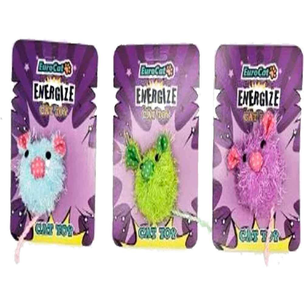 Euro Cat Tombik Fare Tüylü Kedi Oyuncağı 8681144196785 Amazon Pet Center