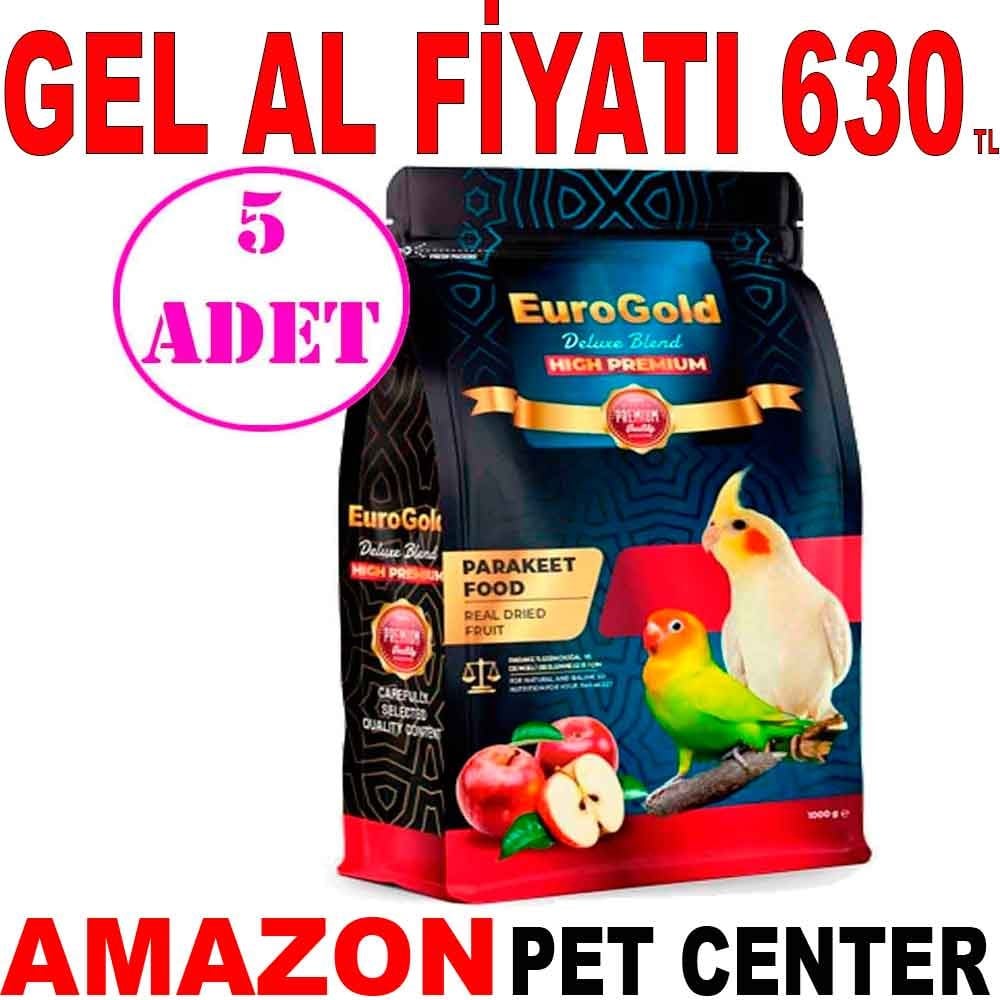 Euro Gold Deluxe Blend Paraket Yemi 1 Kg 5 AD Gel Al 20552008 Amazon Pet Center