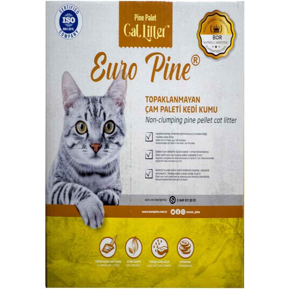Euro Pine Kedi Kumu Çam Pelleti 10 Lt 8684225237408 Amazon Pet Center