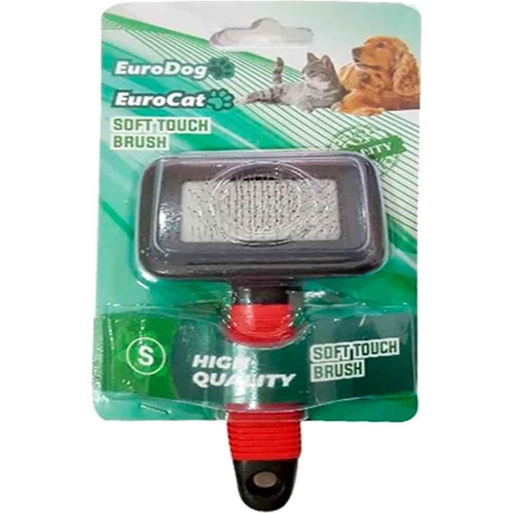 EuroDog Kedi ve Köpek Tüy Tarama Fırçası Small 8681144193050 Amazon Pet Center