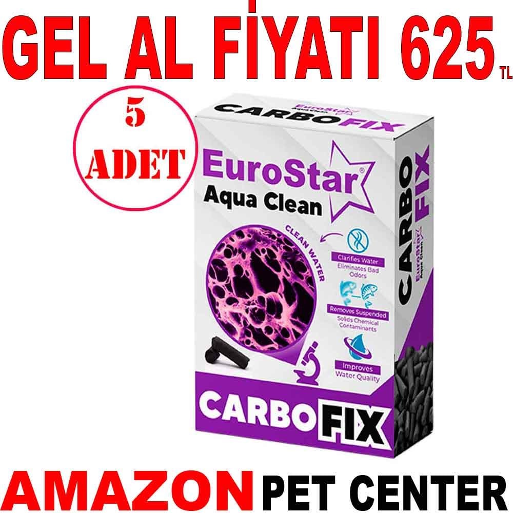 Eurostar Aktif Karbon Akvaryum Filtre Malzemesi 500 ml 5 AD Gel Al 22192004 Amazon Pet Center