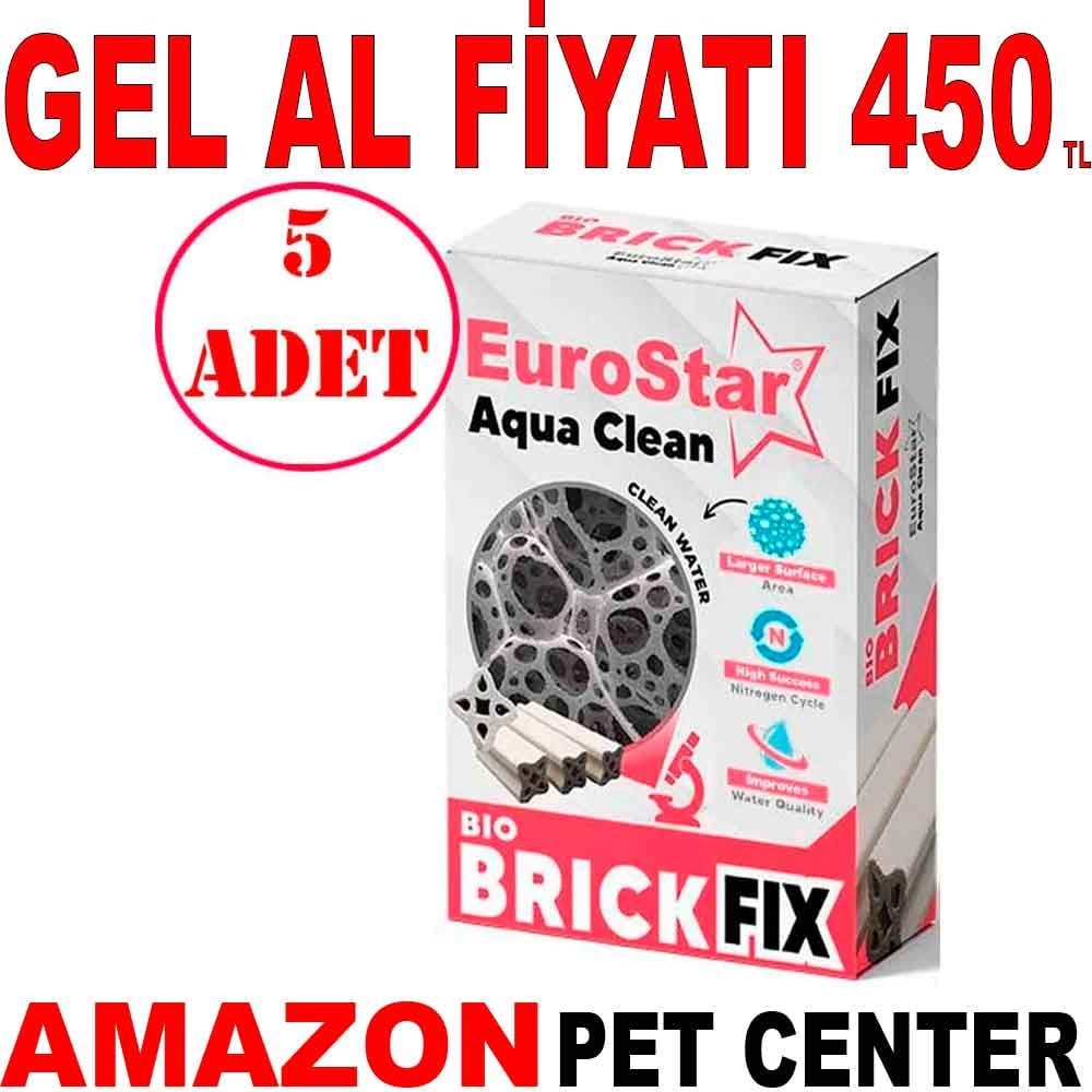Eurostar Akvaryum Filtre Malzemesi Bio Brick Fix 500 Ml 5 AD Gel Al 35002567 Amazon Pet Center