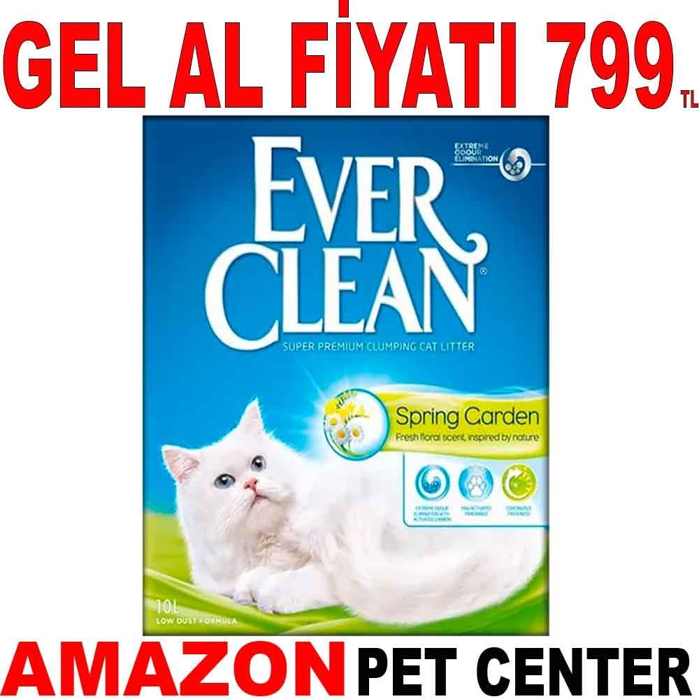 Ever Clean Spring Garden Çiçek Kokulu Topaklanan Kedi Kumu 10 Lt Gel Al 19495002 Amazon Pet Center