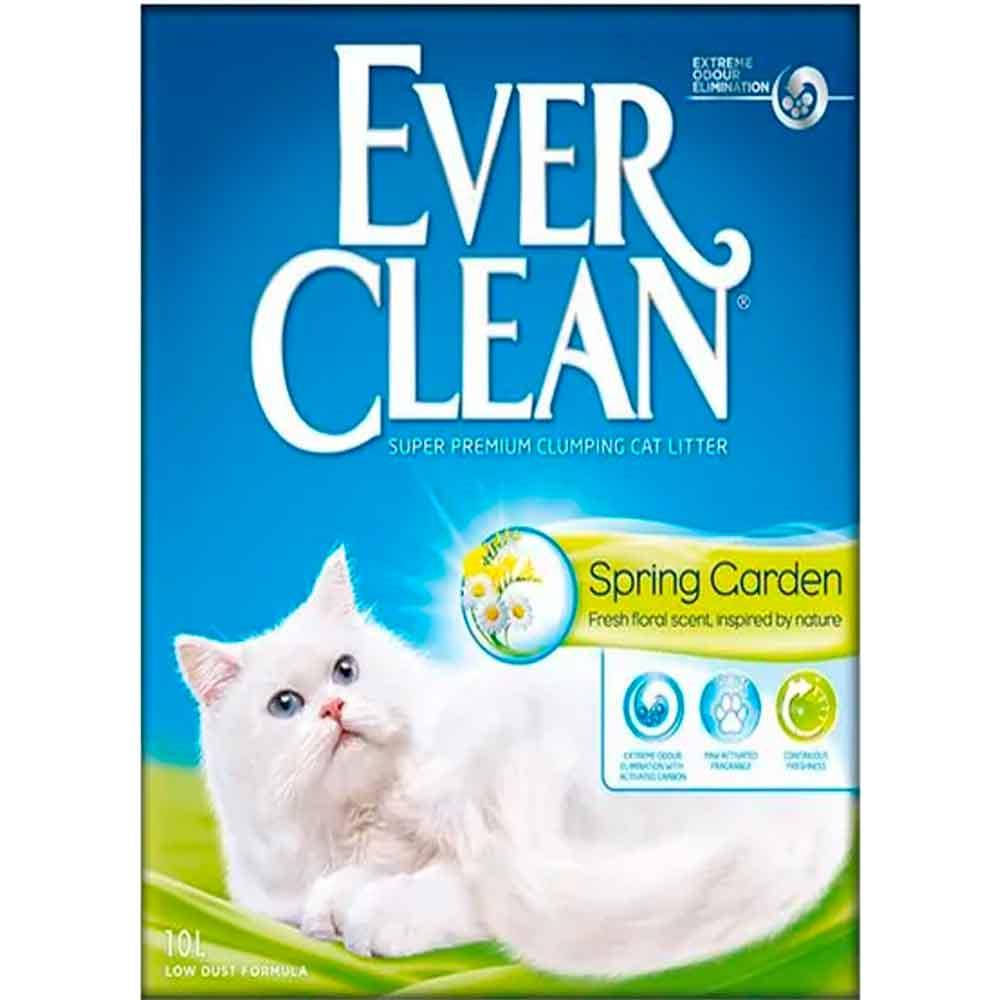 Ever Clean Spring Garden Çiçek Kokulu Topaklanan Kedi Kumu 10 Lt 5060412214148 Amazon Pet Center