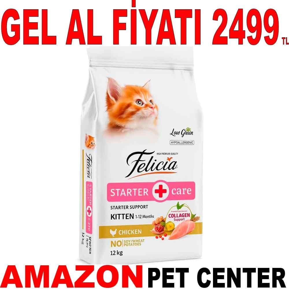 Felicia Yavru Kedi Maması Az Tahıllı 12 Kg Gel Al 18276008 Amazon Pet Center