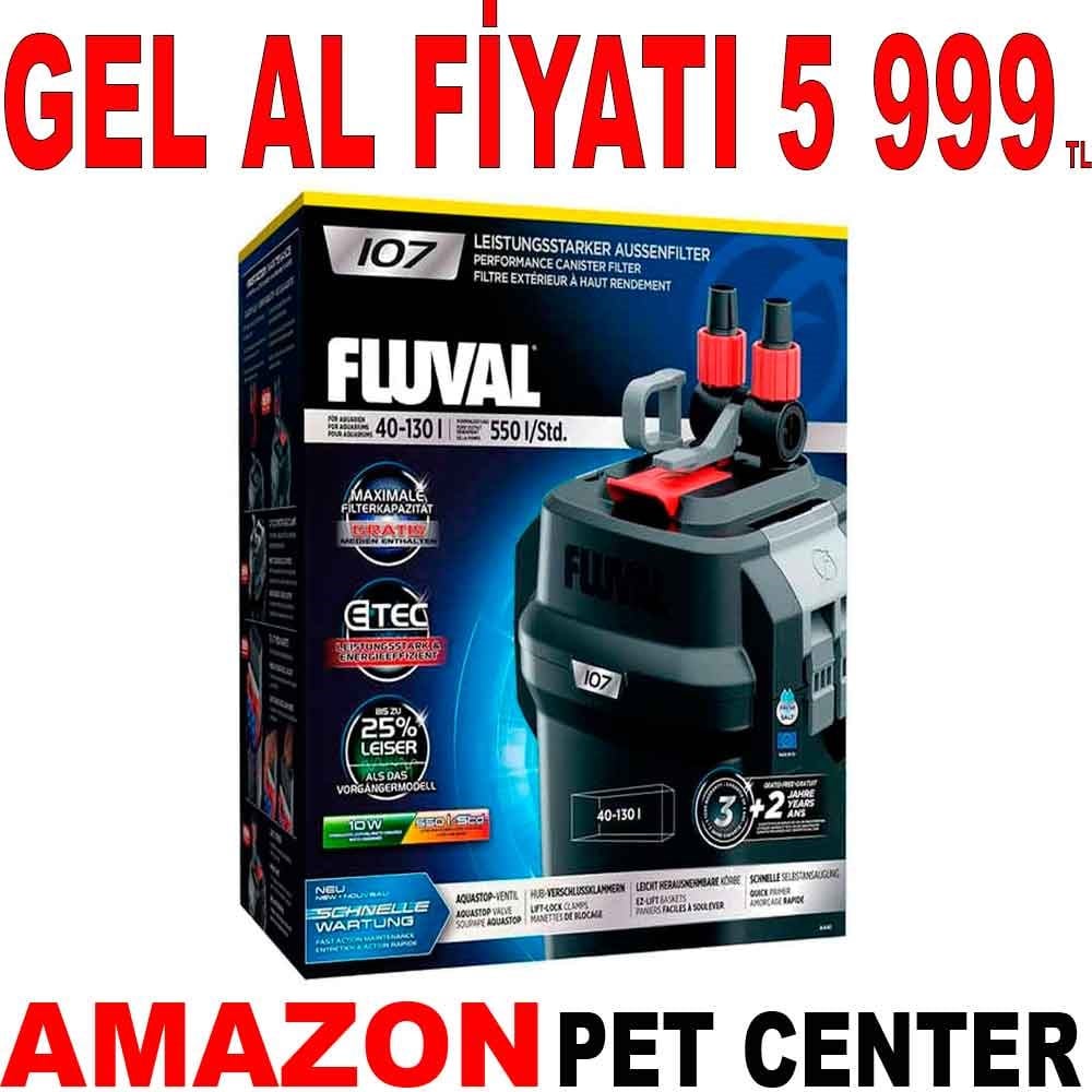 Fluval 107 Dış Filtre 550 L/H Gel Al 35002789 Amazon Pet Center