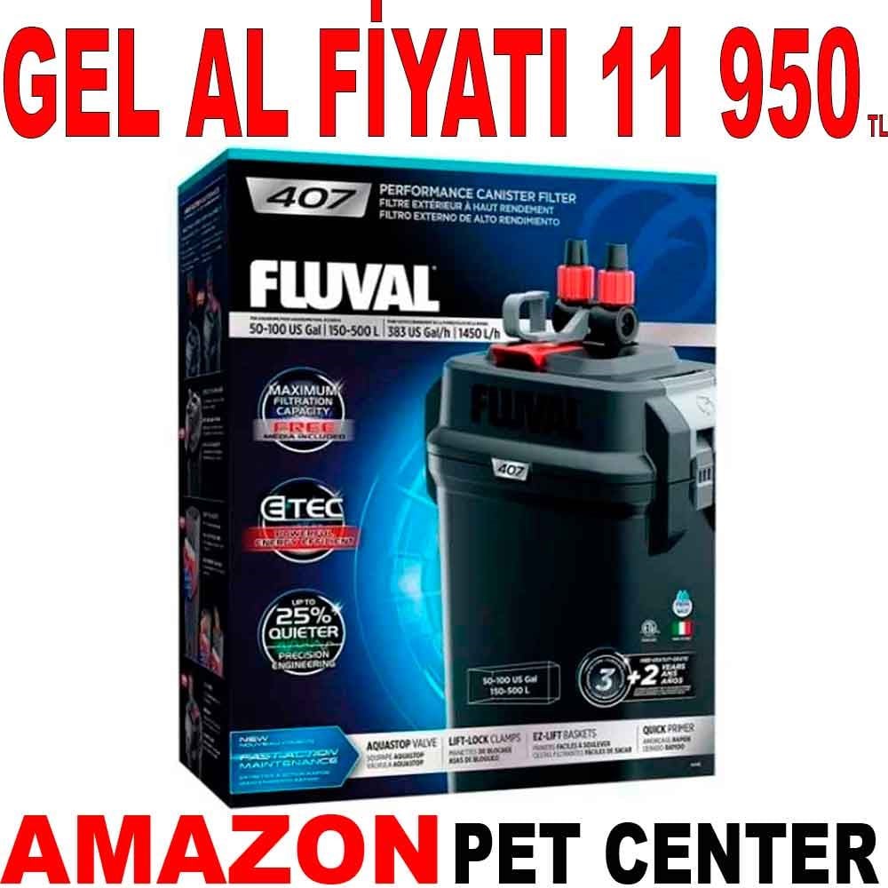 Fluval 407 Akvaryum Dış Filtre 1450 L/H Gel Al 35002796 Amazon Pet Center