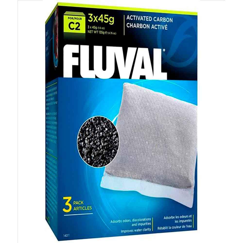 Fluval Akvaryum C2 Filtre Karbonu 3x45 Gr 015561140119 Amazon Pet Center