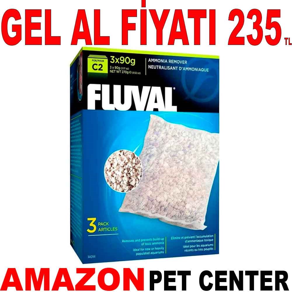 Fluval Amonyak Giderici C2 3x90 Gr Filtre Malzemesi Gel Al 22208002 Amazon Pet Center