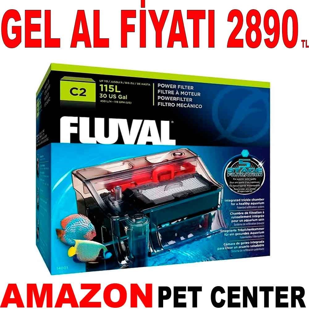 Fluval C2 Power Akvaryum Şelale Filtre 400 L/H Gel Al 35002727 Amazon Pet Center