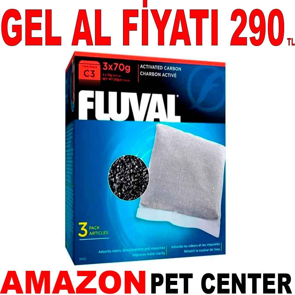 Fluval C3 Filtre Karbonu 3x70 Gr Gel Al 22204004 Amazon Pet Center