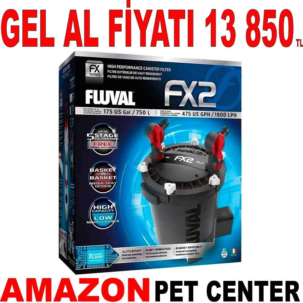 Fluval FX2 Akvaryum Dış Filtre 1800 L/H Gel Al 35002758 Amazon Pet Center