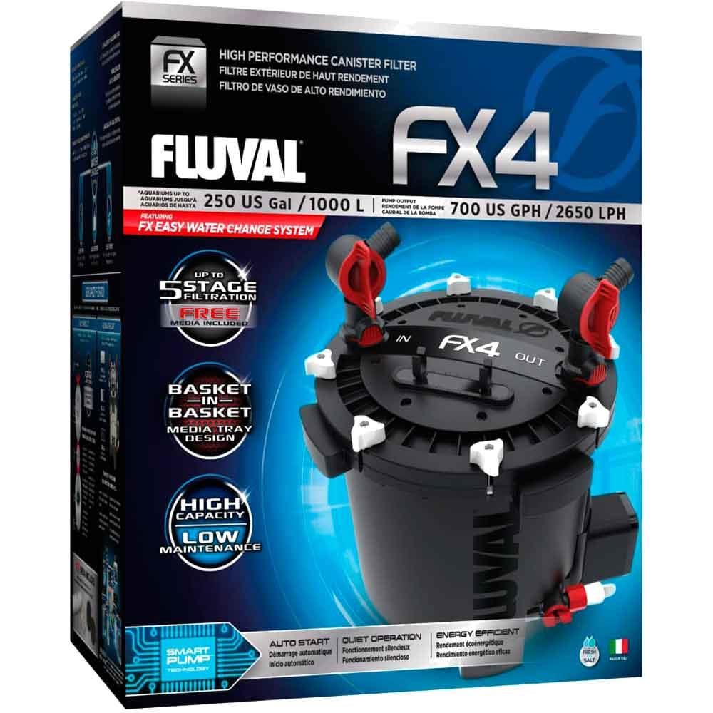 Fluval FX4 Akvaryum Dış Filtre 2600 L/H 015561102148 Amazon Pet Center