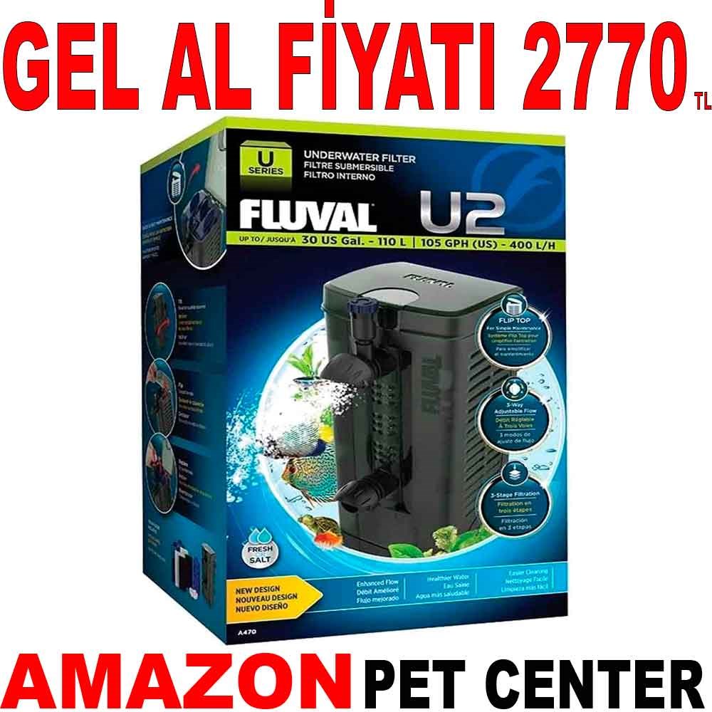 Fluval U2 Akvaryum İç Filtre 400 L/H Gel Al 35002819 Amazon Pet Center