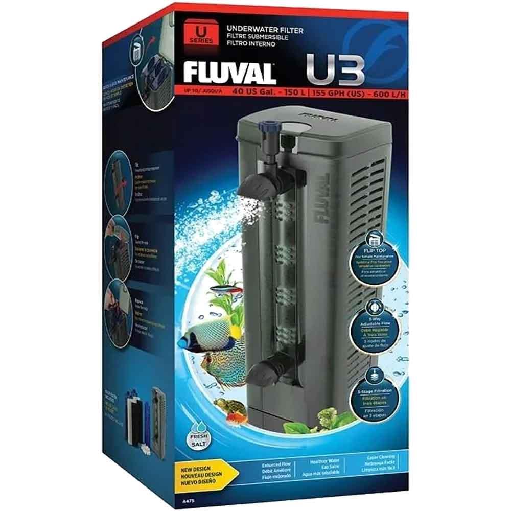 Fluval U3 Akvaryum İç Filtre 600 L/H 015561104753 Amazon Pet Center