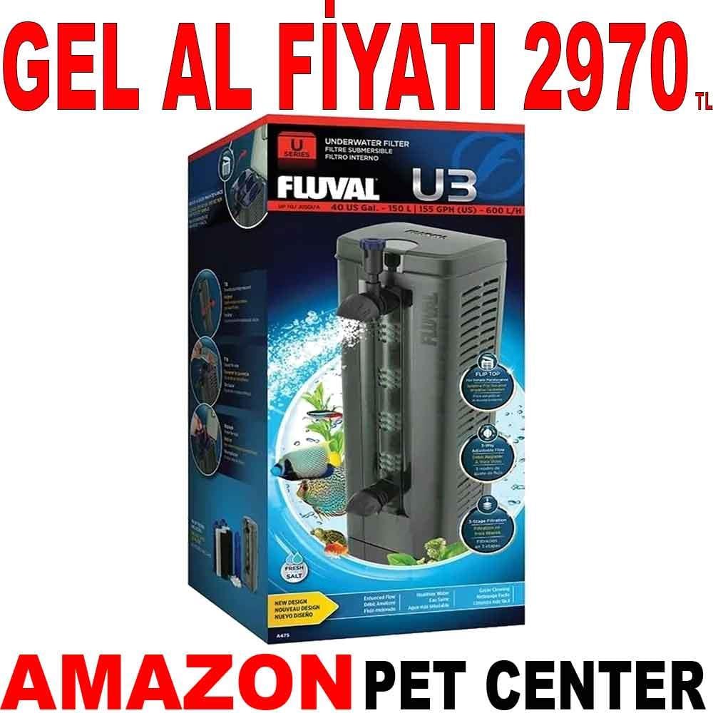 Fluval U3 Akvaryum İç Filtre 600 L/H 35002826 Amazon Pet Center