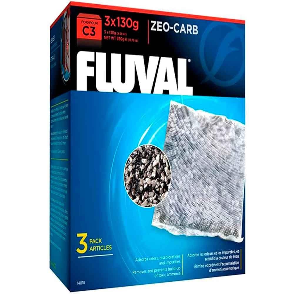 Fluval Zeo Karbon C3 3x130 Gr Akvaryum Filtre Malzemesi 015561140188 Amazon Pet Center