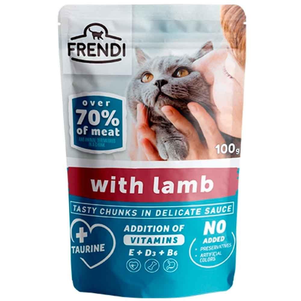 Frendi Kedi Konservesi Kuzu Etli Soslu 100 Gr 5904316130817 Amazon Pet Center