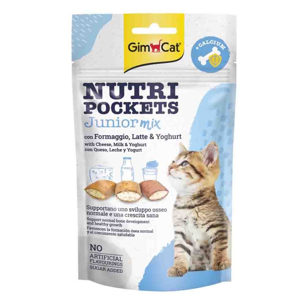 GimCat Nutripockets Junior Mix Kedi Ödülü 60gr 4002064418261 Amazon Pet Center
