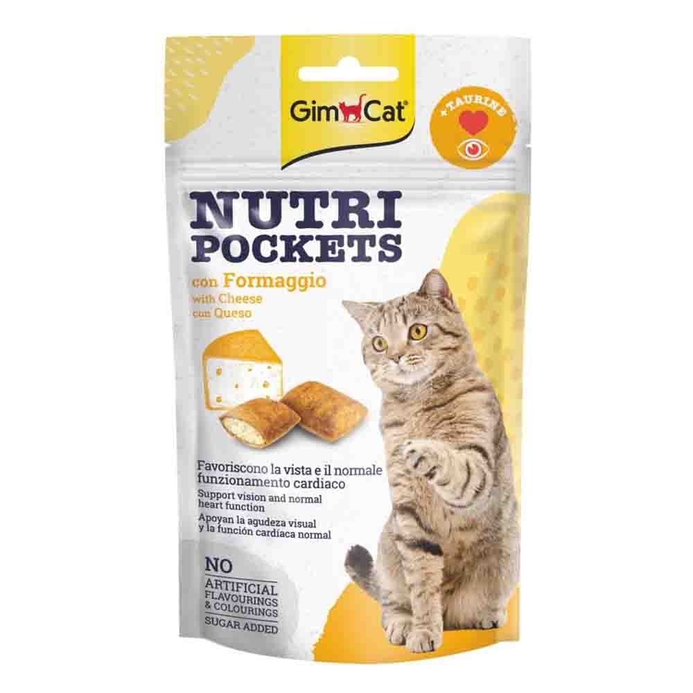 GimCat Nutripockets Peynirli ve Taurinli Kedi Ödülü 60gr 4002064400716 Amazon Pet Center