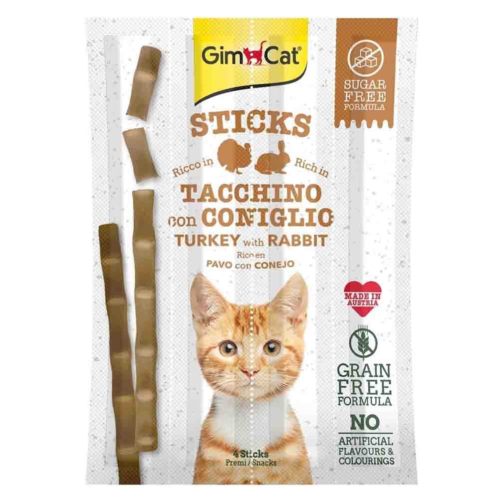 Gimpet Sticks Hindili & Tavşanlı Kedi Ödül Çubukları 4 Parça 4002064420530 Amazon Pet Center