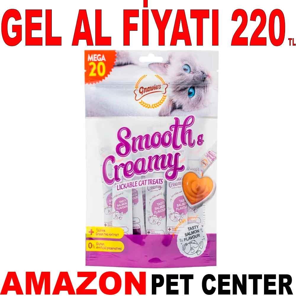Gnawlers Kedi Ödülü Somonlu Krema 20x15 Gr Gel Al 21956003 Amazon Pet Center