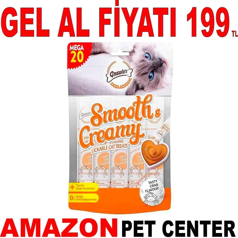 Gnawlers Kedi Ödülü Yengeçli Krema 20x15 Gr 21951008 Amazon Pet Center