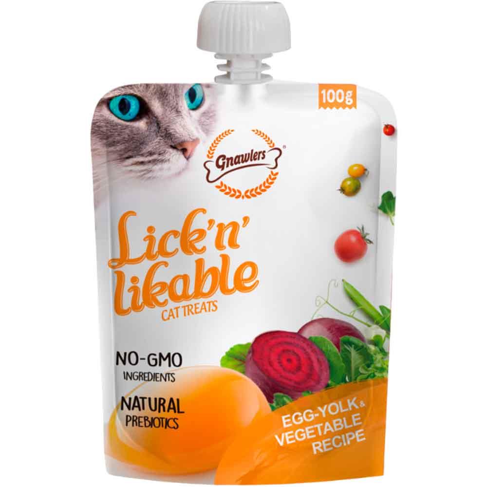 Gnawlers Kedi Ödülü Yumurta Sarılı ve Sebzeli 100 Gr 6942133312152 Amazon Pet Center