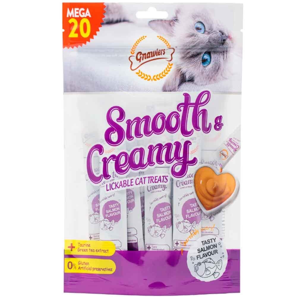 Gnawlers Krema Kedi Ödülü Somonlu 20x15 Gr 6942133311988 Amazon Pet Center