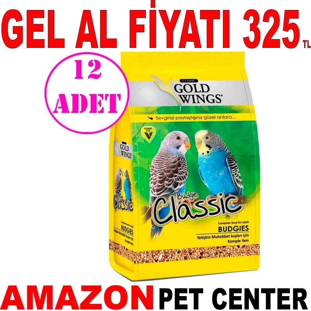 Gold Wings Muhabbet Kuşu Yemi 400 Gr 12 AD Gel Al 19565002 Amazon Pet Center