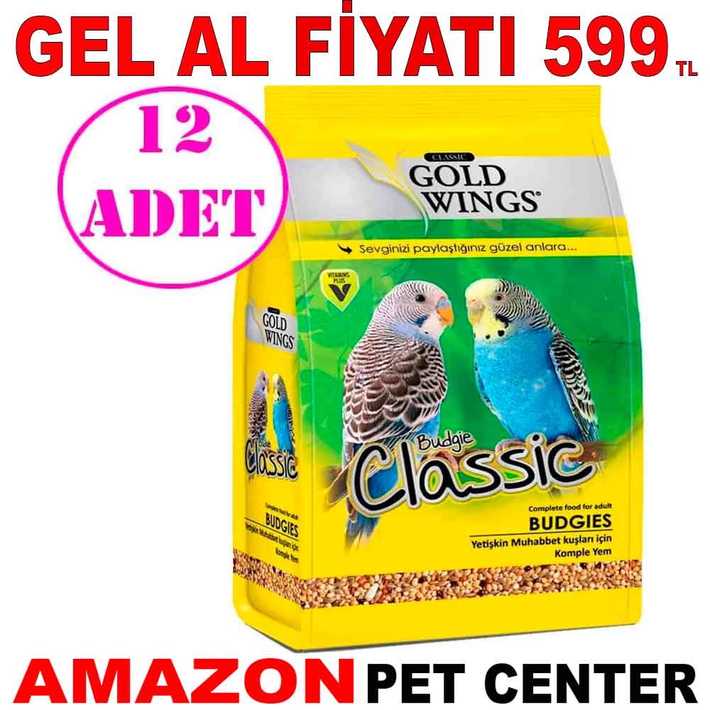Gold Wings Muhabbet Kuşu Yemi 400 Gr 12 AD Gel Al 19565002 Amazon Pet Center