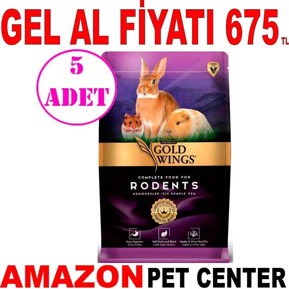 Gold Wings Premium Kemirgen Yemi 1 Kg 5 AD Gel Al 18285000 Amazon Pet Center